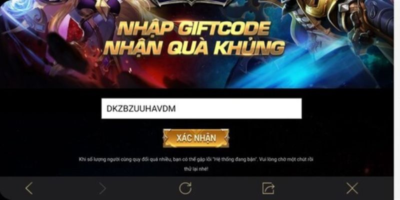 Tổng hợp những giftcode hấp dẫn cho game thủ